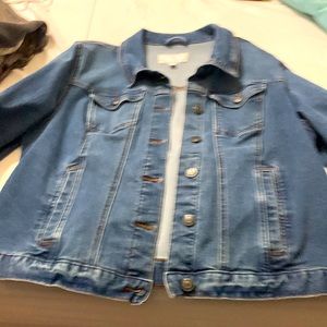 Blue Jean jacket size xl